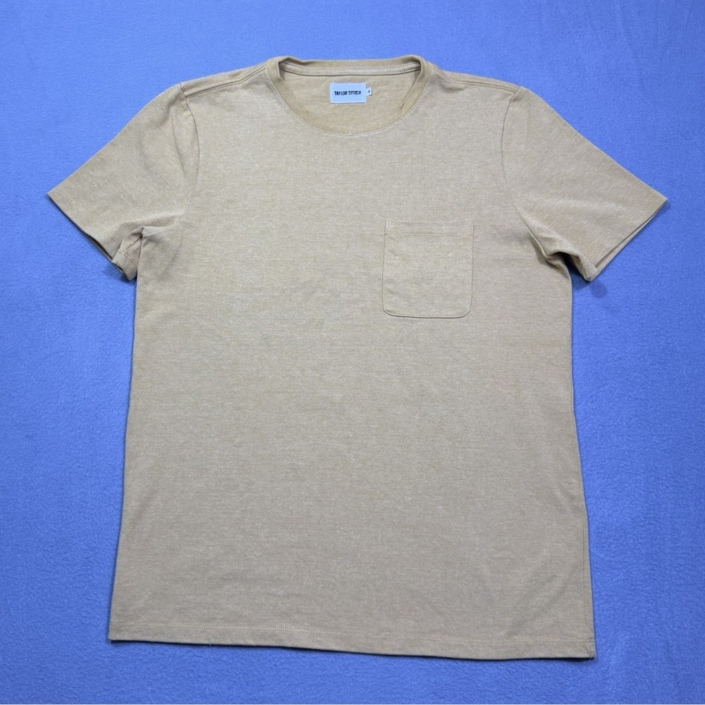 Taylor Stitch Shirt Mens 40 M Burnt Orange Heavy Bag Tee Pocket Normcore